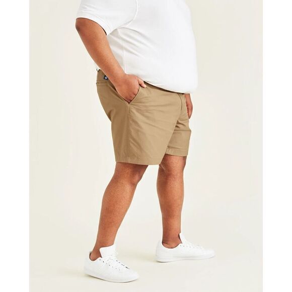 Dockers men's big and tall ultimate supreme flex stretch solid 9” shorts 48 - Picture 2 of 6